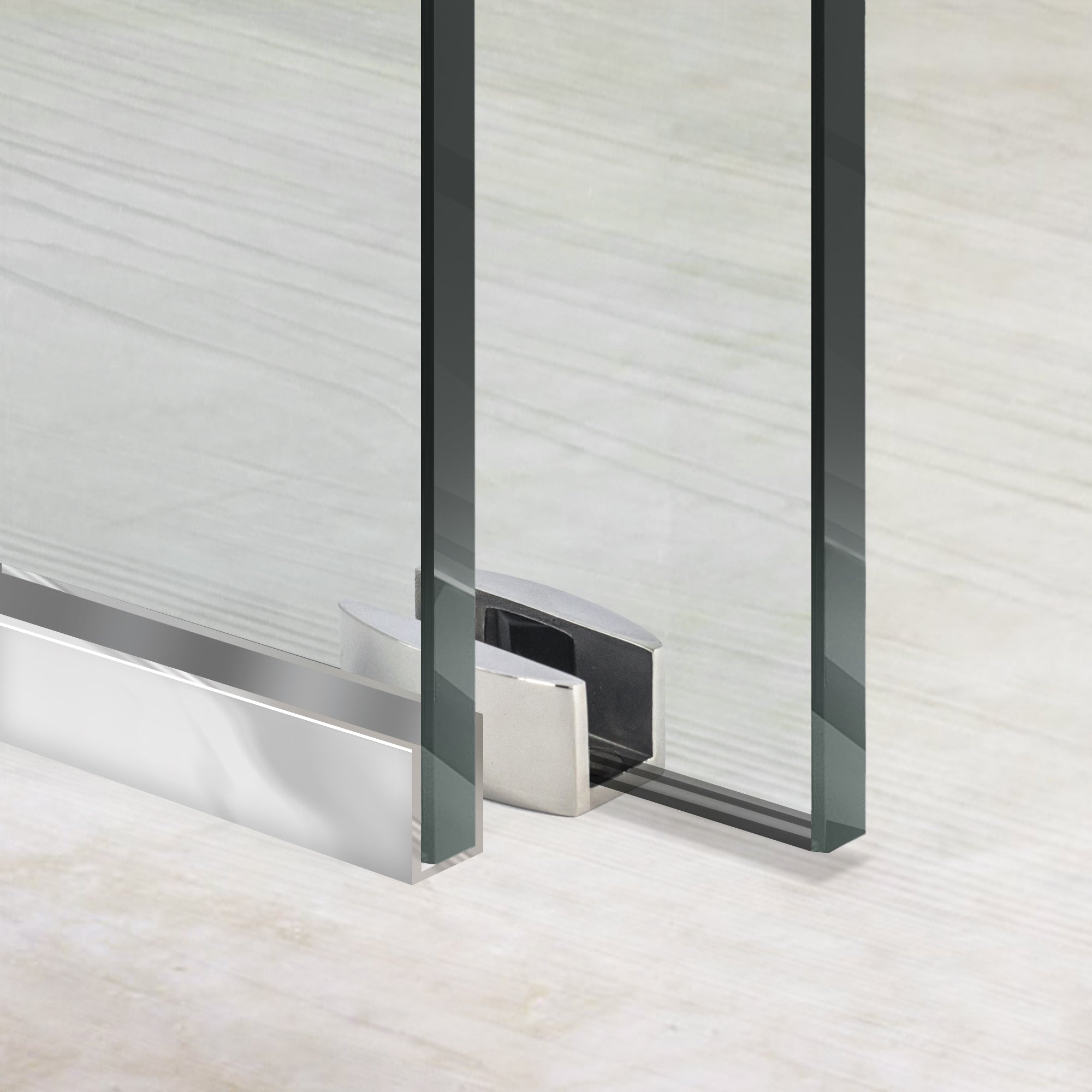 Bath screen, Bath screen Stainless steel #Clear