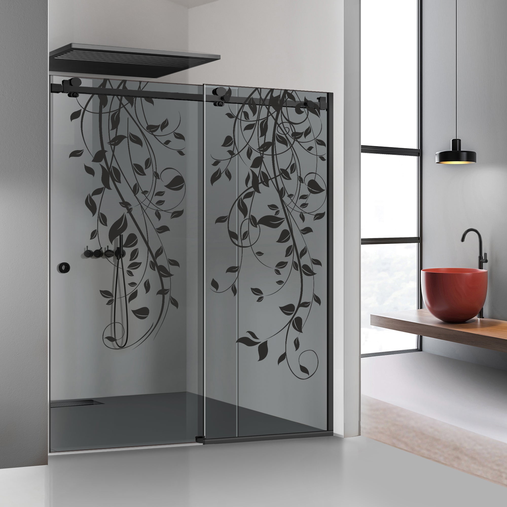 Shower wall, Shower Doors, Shower Screens #Grey