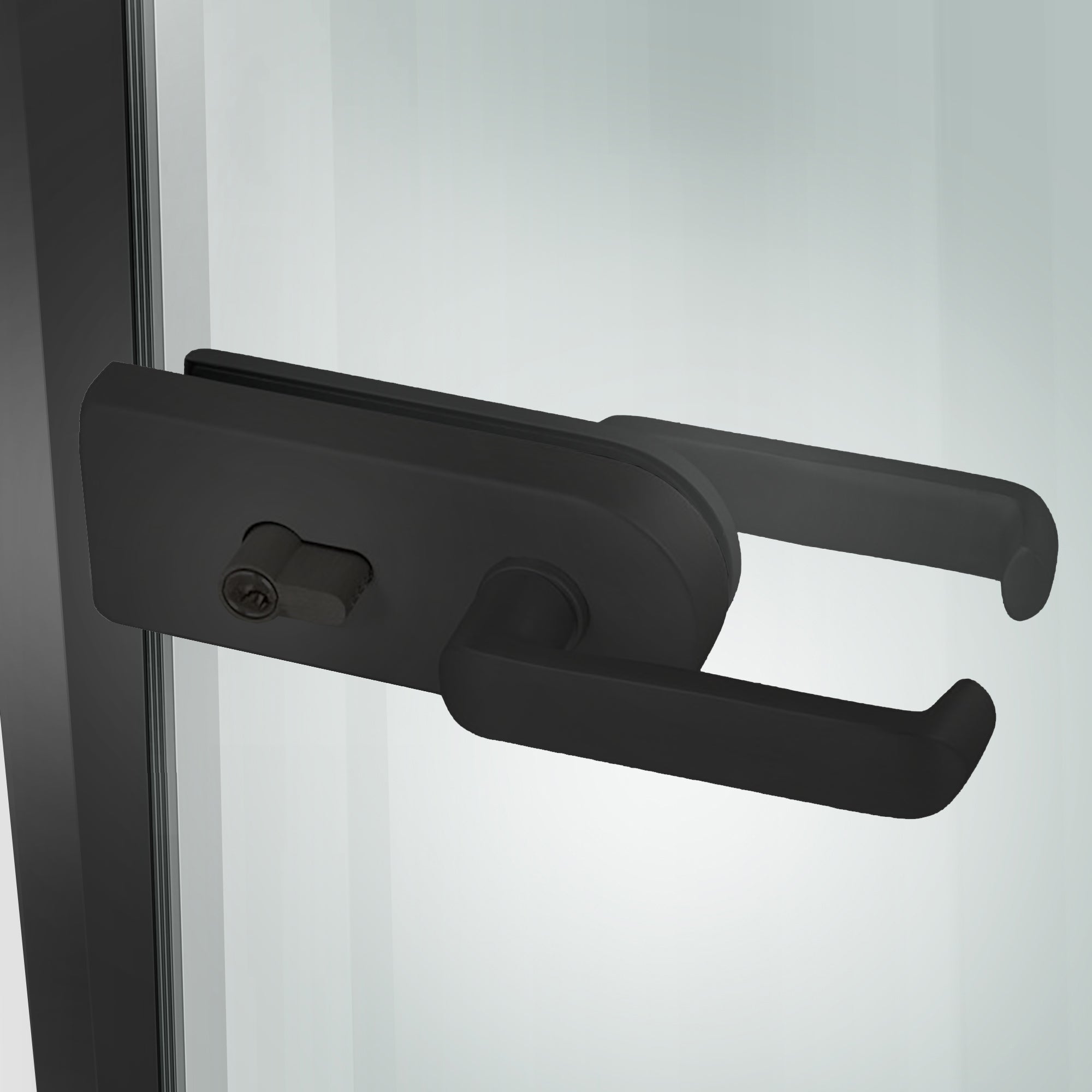 Framed glass door #Clear