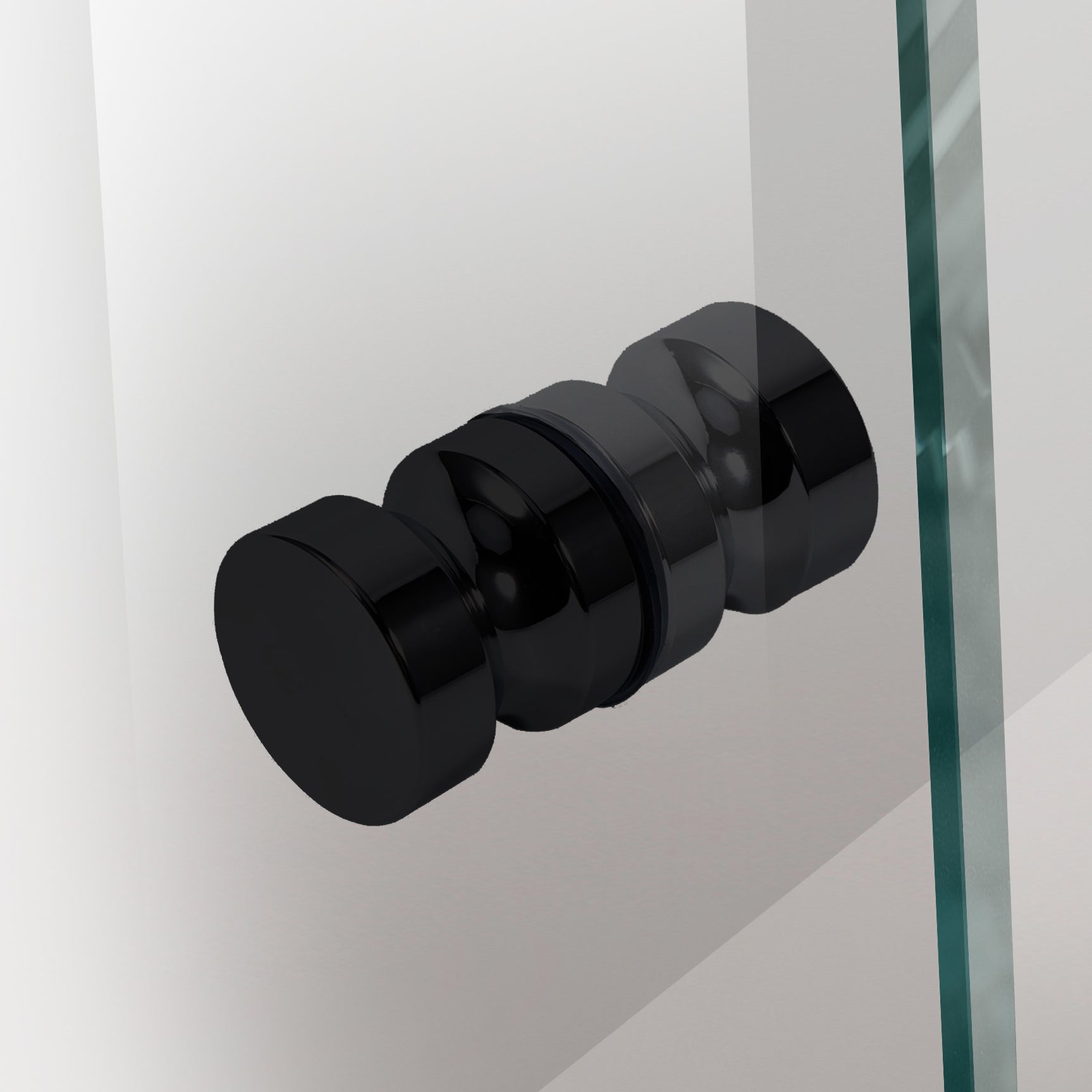 Shower enclosure with hinged door #Clear