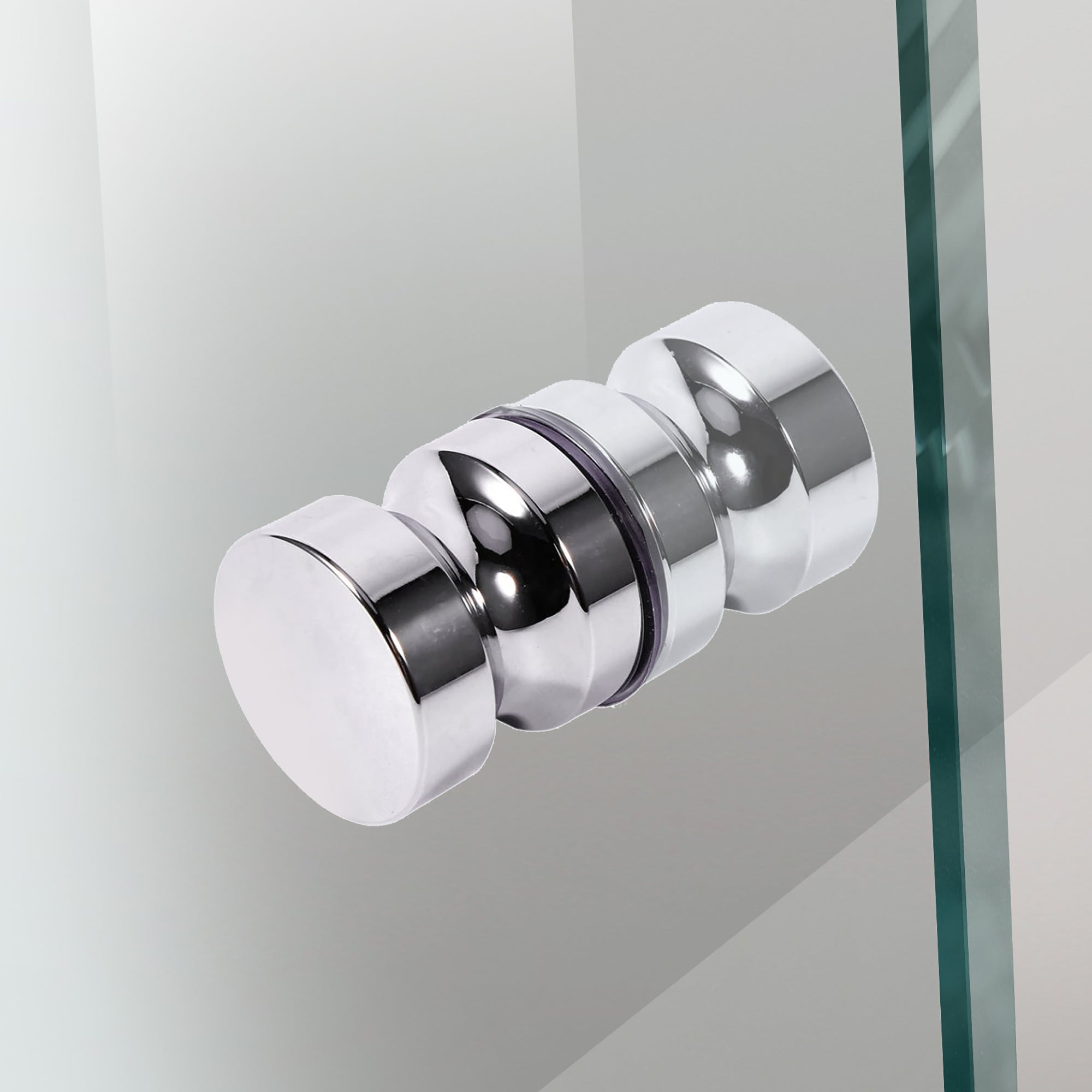 Shower enclosure with hinged door #Clear