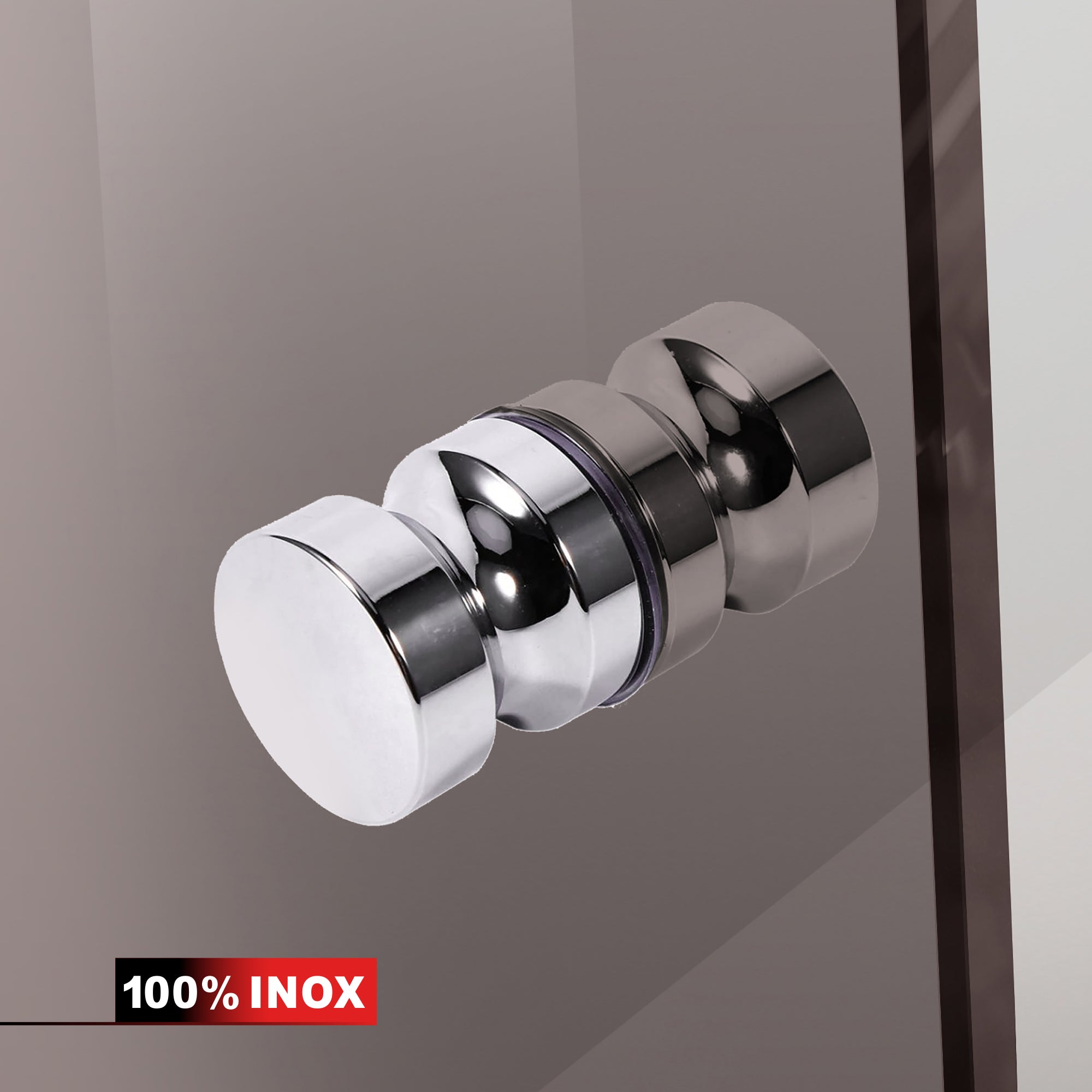 Shower enclosure with swing door #Bronze