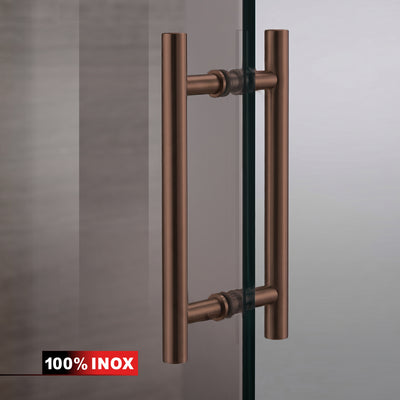 Hinged glass door copper, #Bronze
