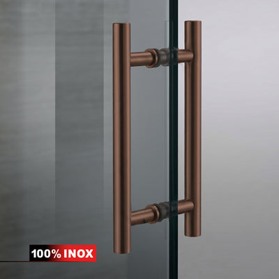 Hinged glass door copper, #Grey