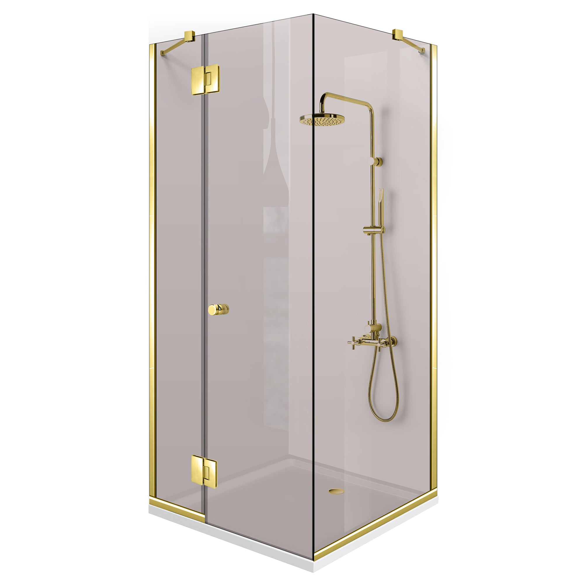 Shower enclosure #Bronze
