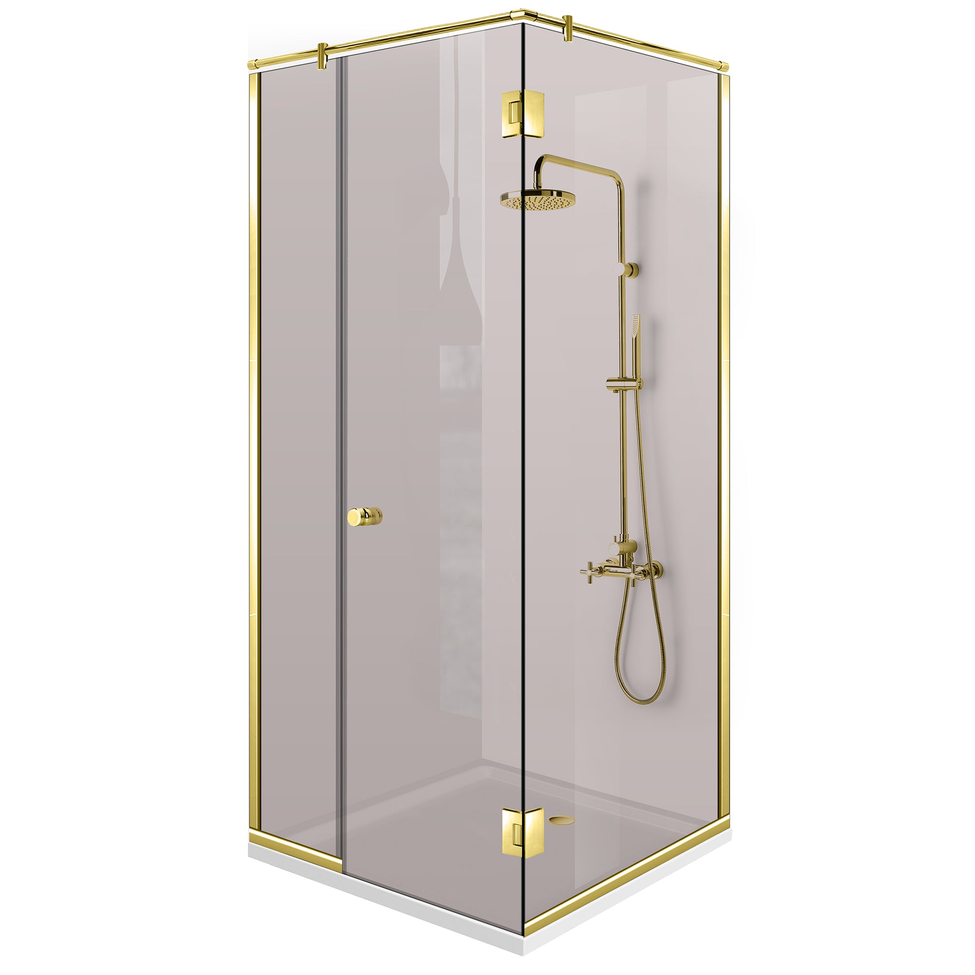 Shower enclosure #Bronze