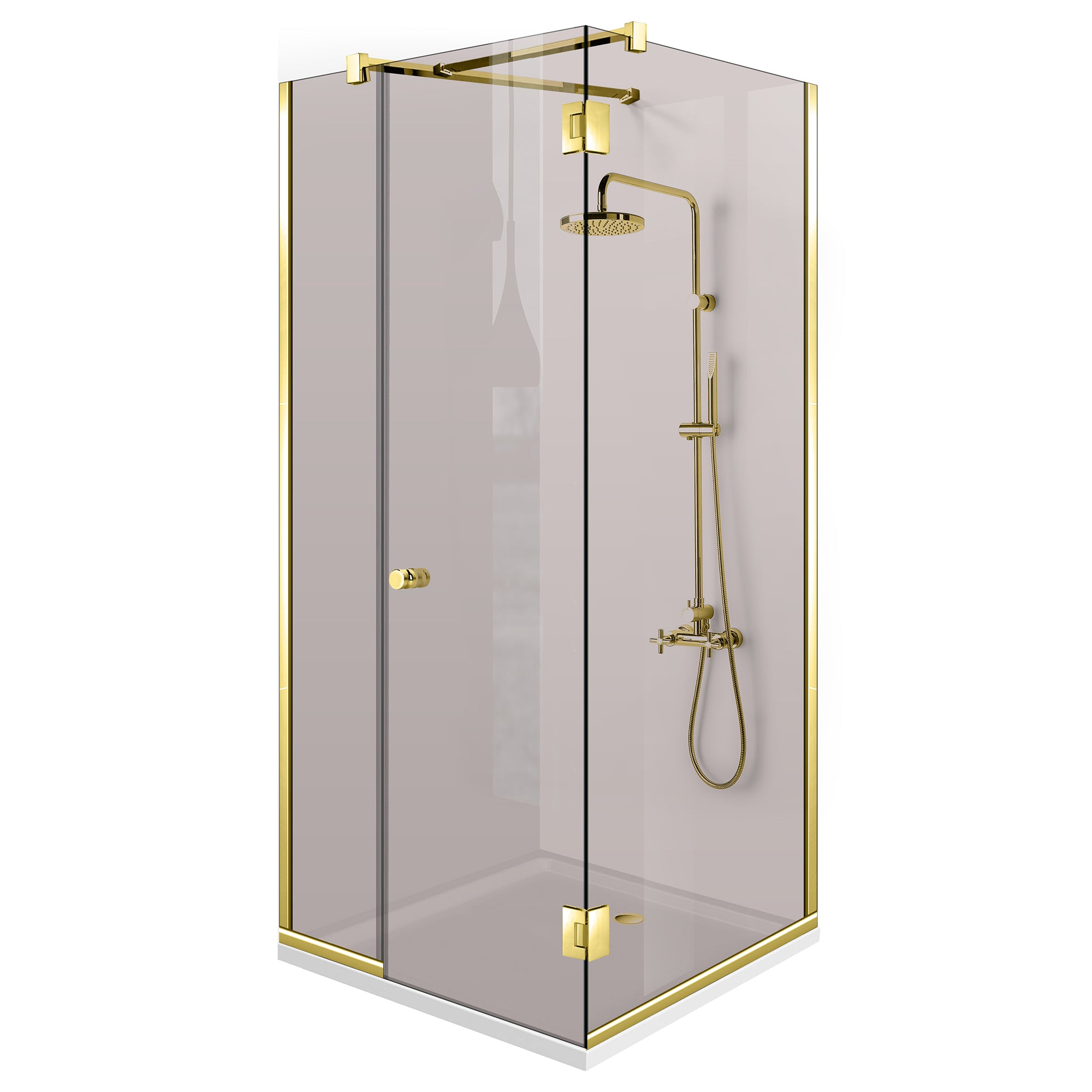 Shower enclosure #Bronze