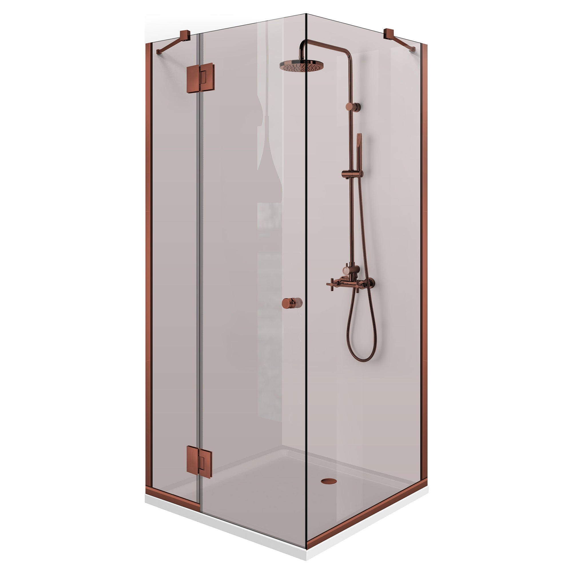 Shower enclosure #Bronze