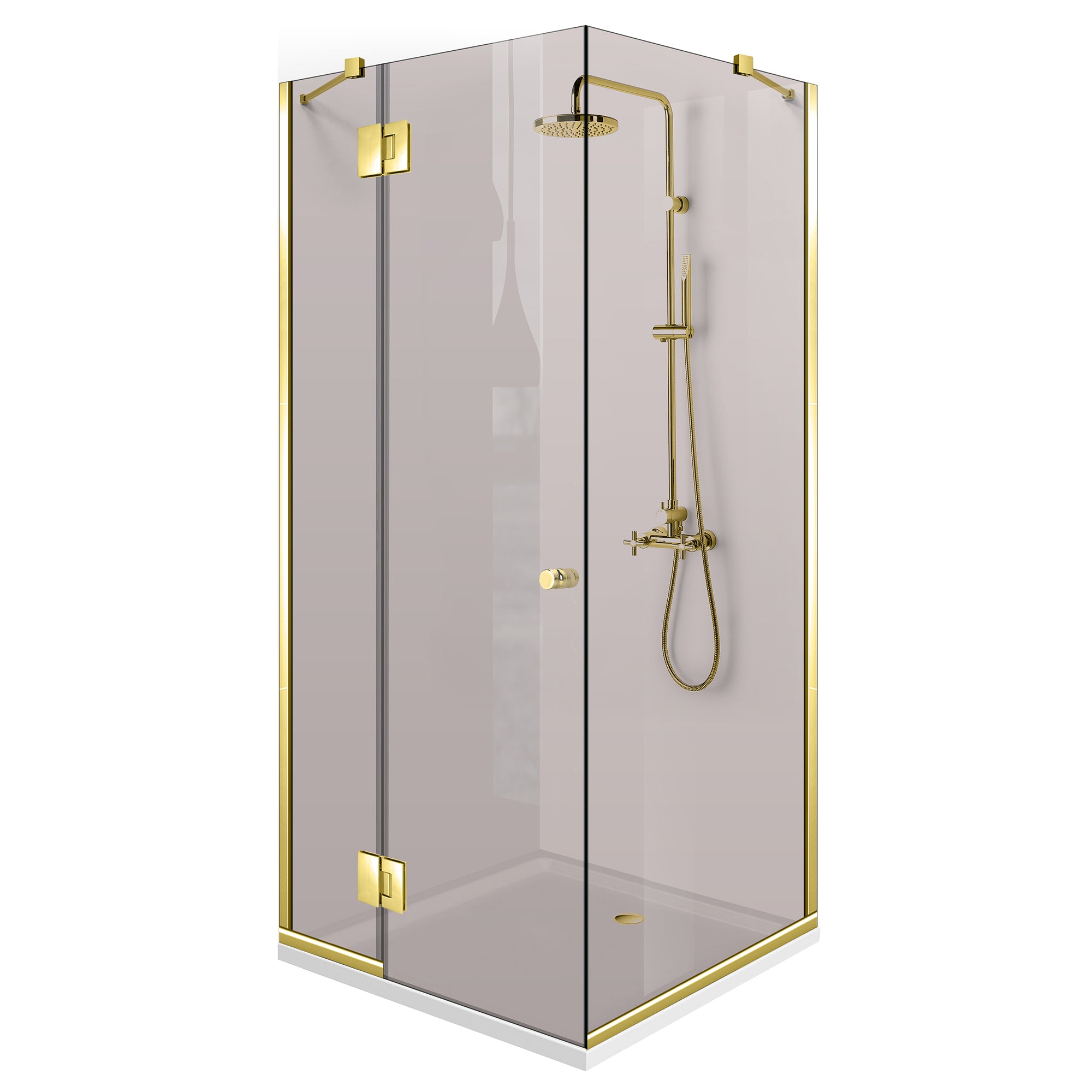 Shower enclosure #Bronze