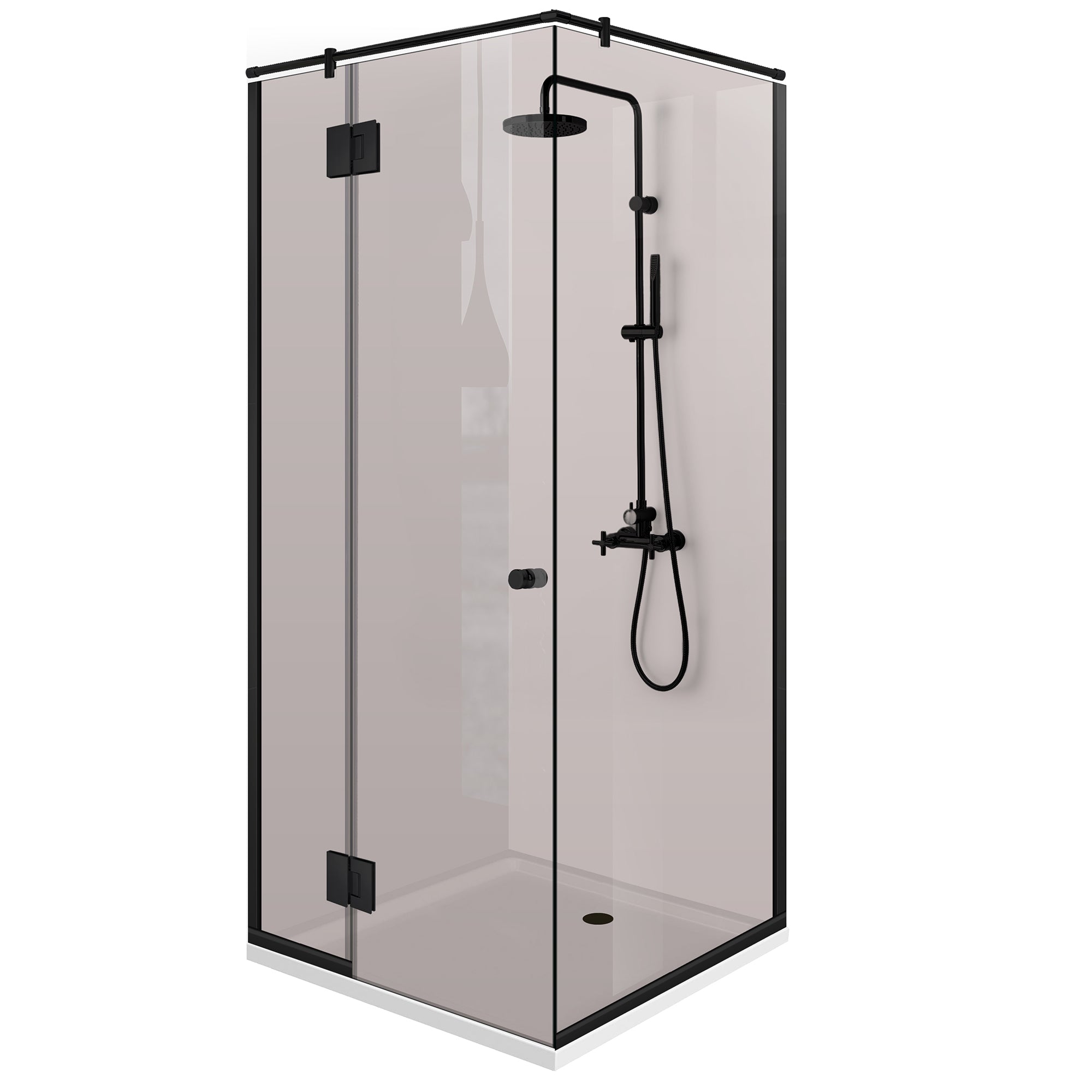 Shower enclosure #Bronze