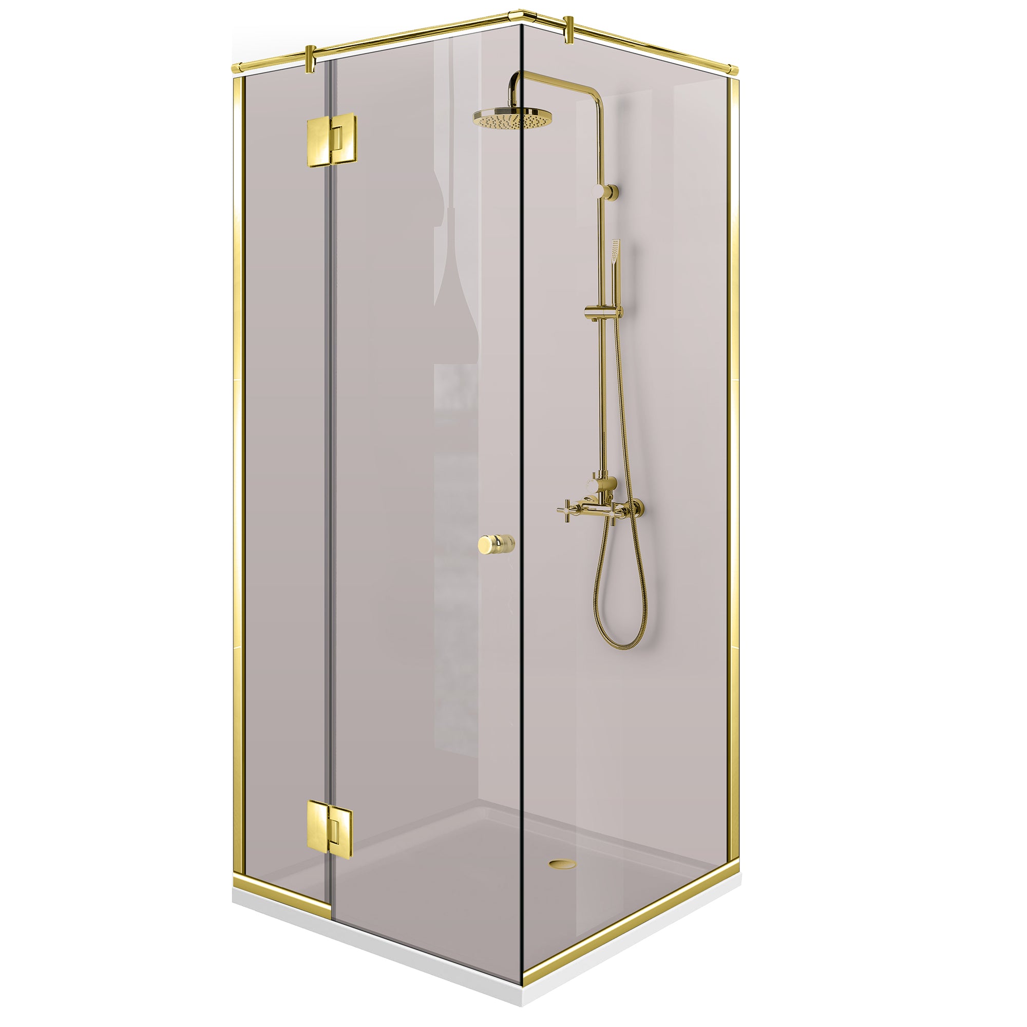 Shower enclosure #Bronze