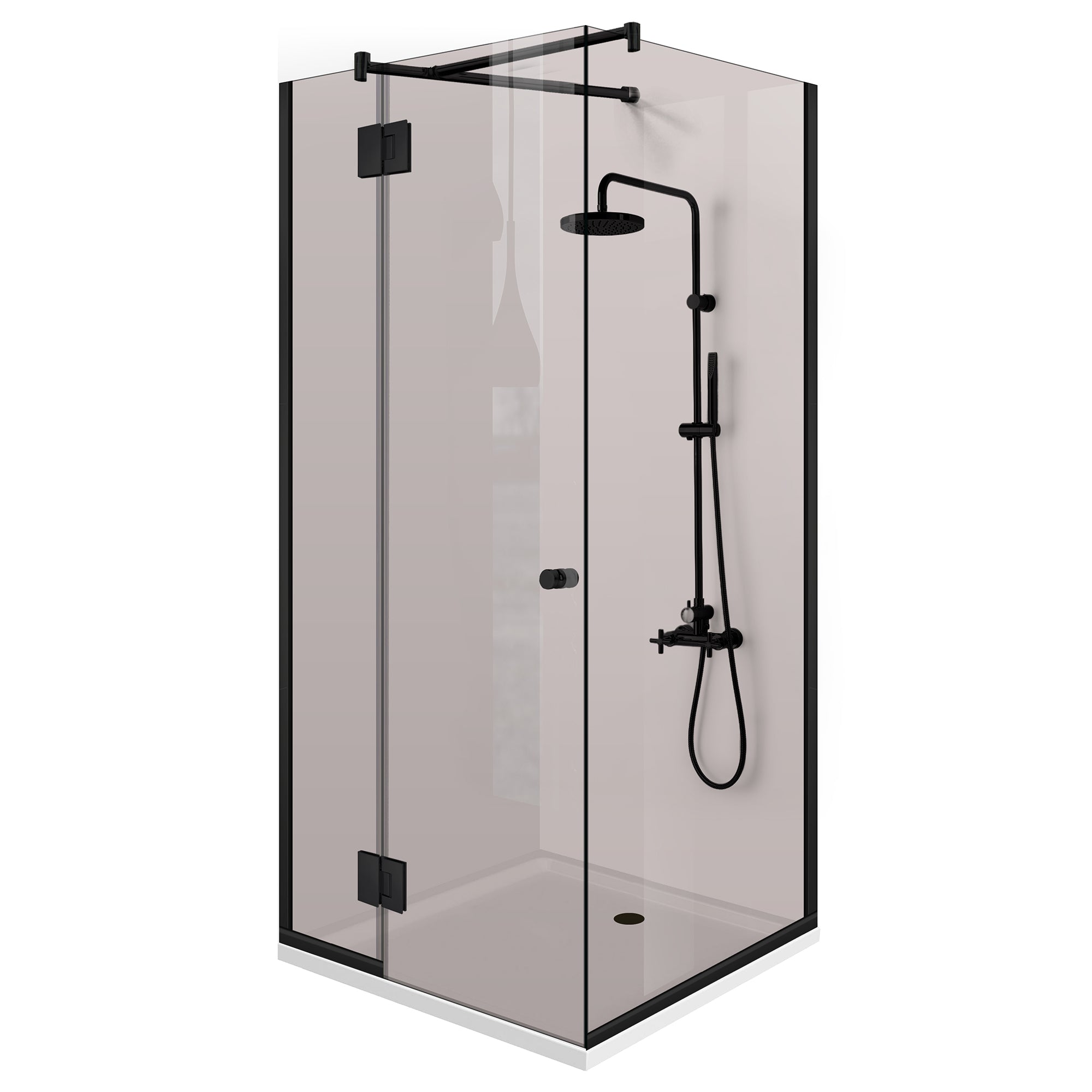 Shower enclosure #Bronze