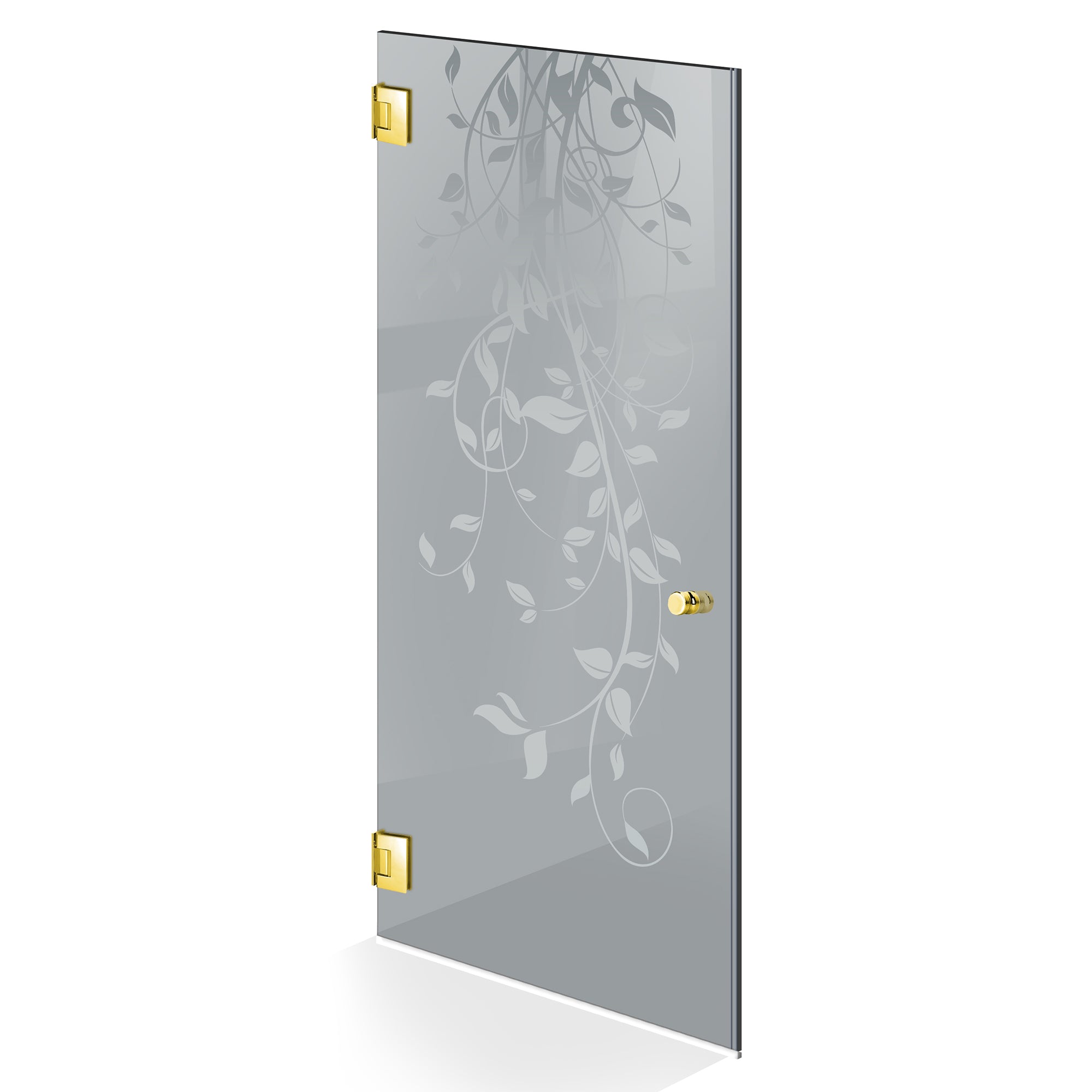 Shower Doors golden #Grey
