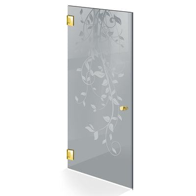 Shower Doors golden #Grey