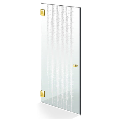 Shower Doors golden #Clear