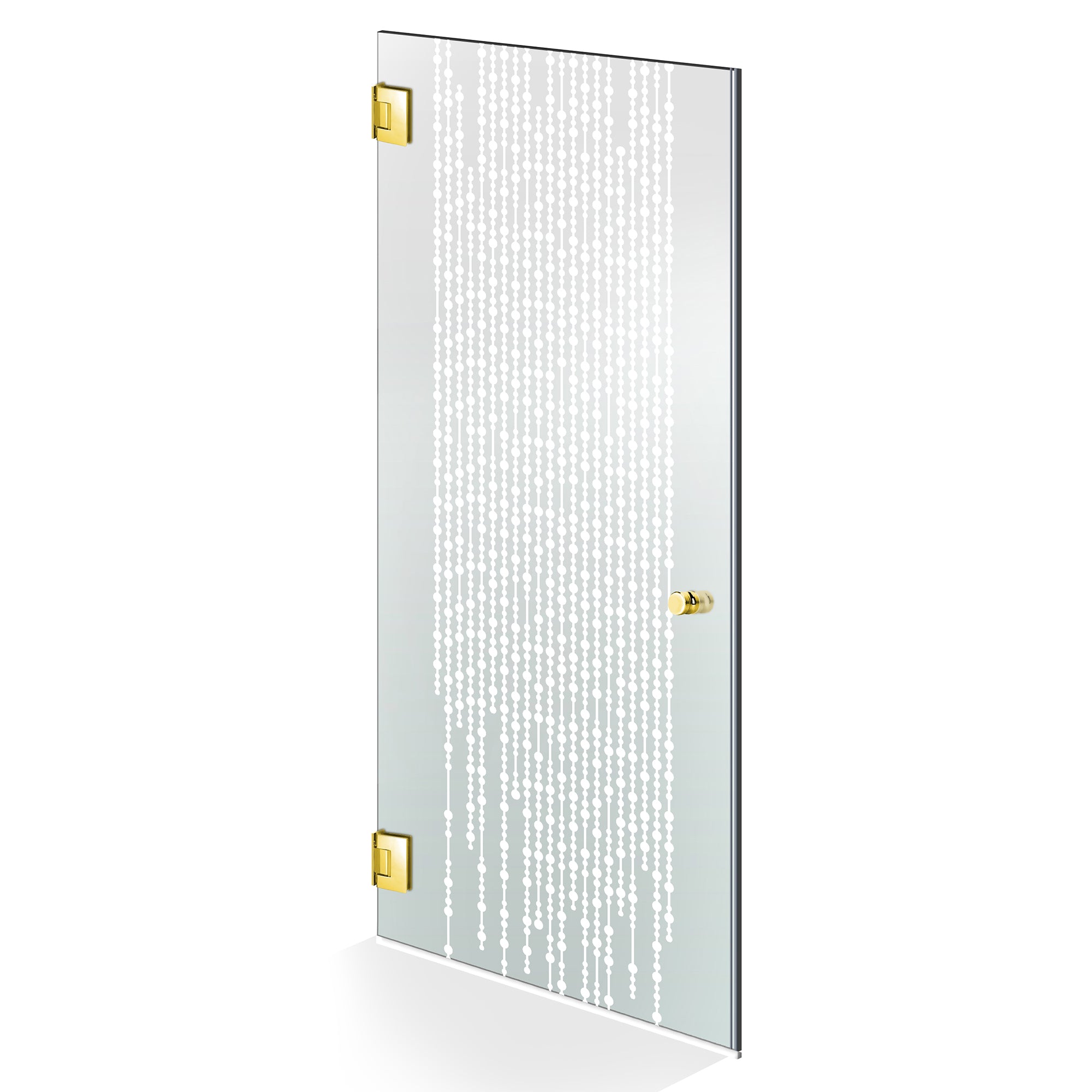 Shower Doors golden #Satiné