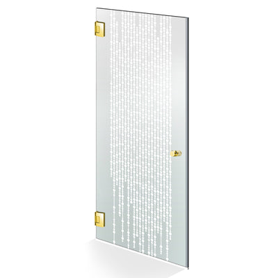 Shower Doors golden #Satiné