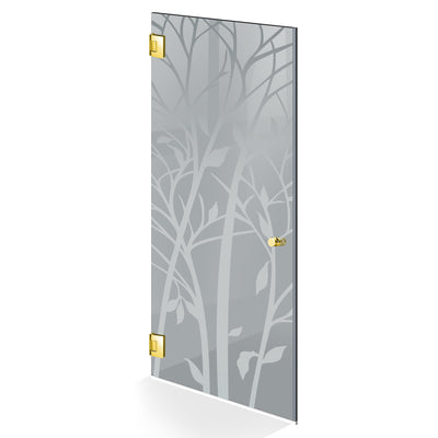 Shower Doors golden #Grey