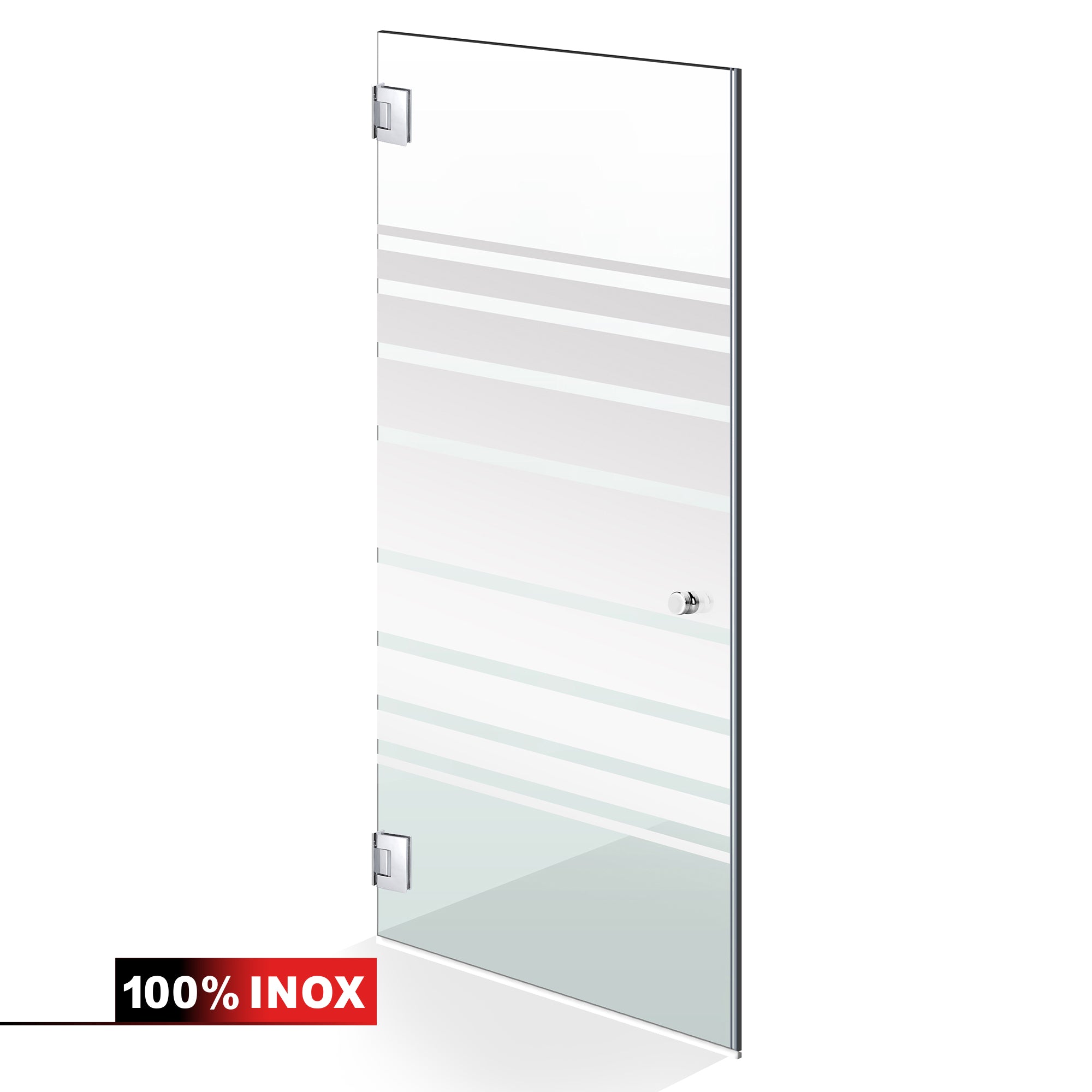 Shower Doors stainless steel #Clear