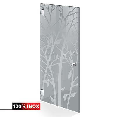 Shower Doors stainless steel #Grey