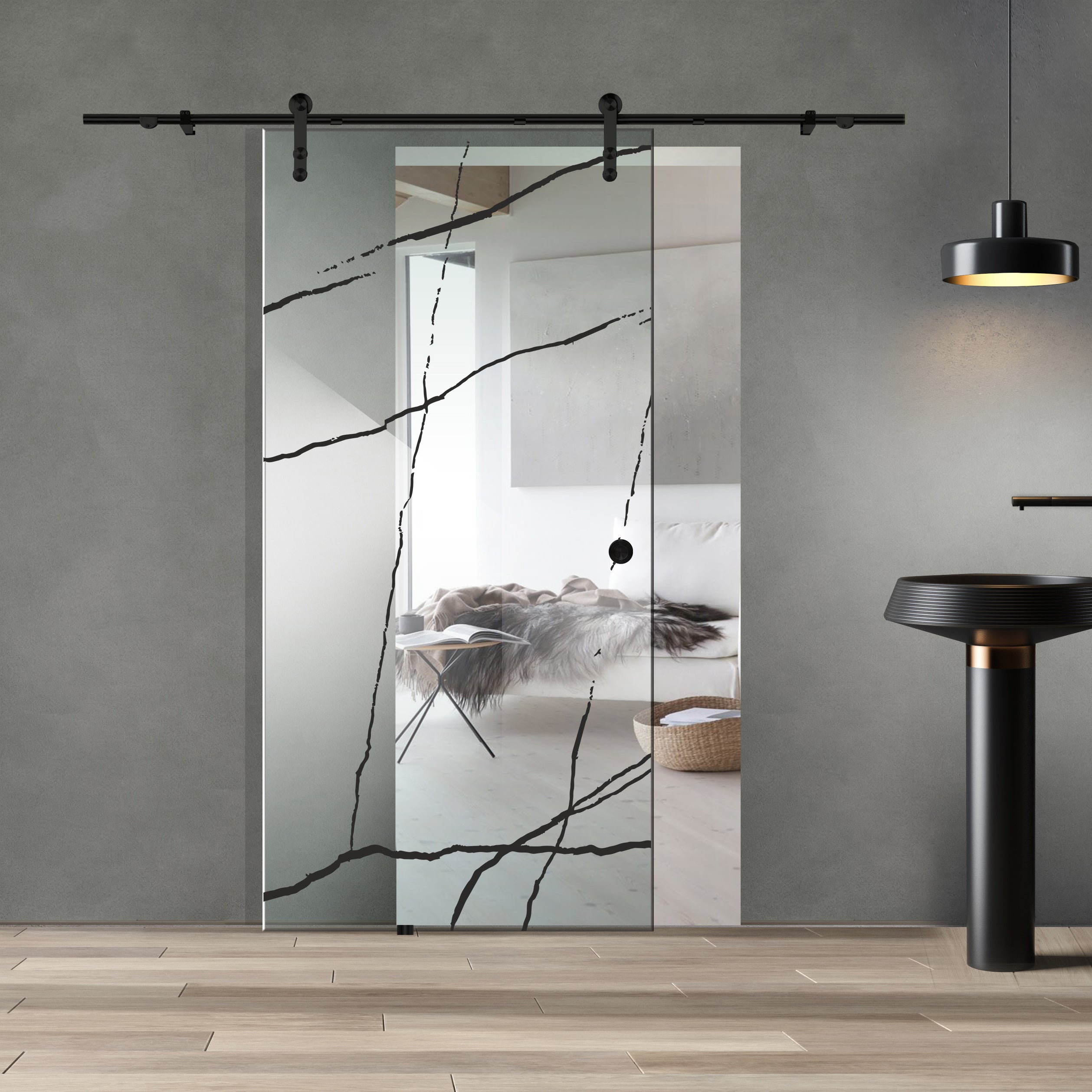 Sliding glass door, interior Glass door #Clear