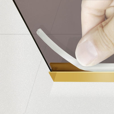 Shower Screens Walk-in, Shower Wall Gold, #Bronze #Bronze