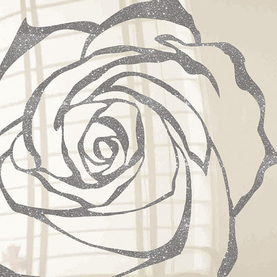 Painted glass for kitchen cladding, ROSE model