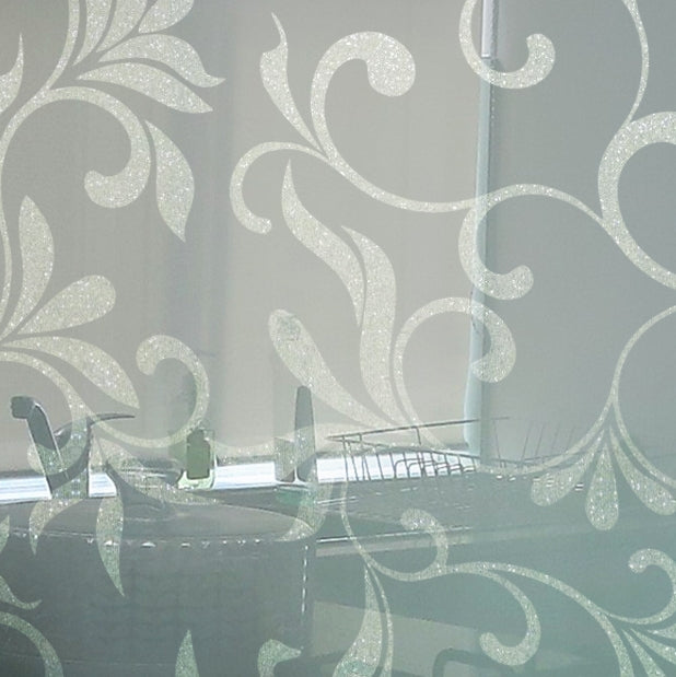 Painted glass for kitchen cladding, CLASSYGLITTER model