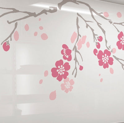 Painted glass kitchen cladding #3j