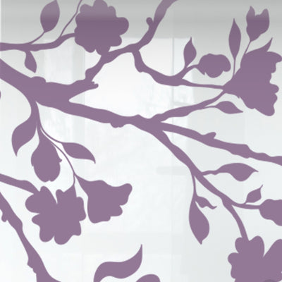 Painted kitchen glass cladding #476
