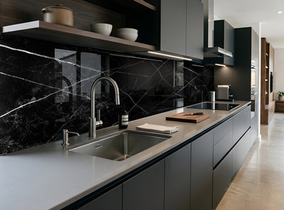 Printed glass kitchen splashbacks #580