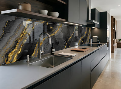 Printed glass kitchen splashbacks #581