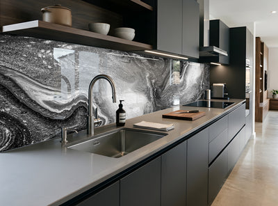 Printed glass kitchen splashbacks #583