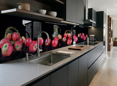 Painted glass kitchen splashbacks #629