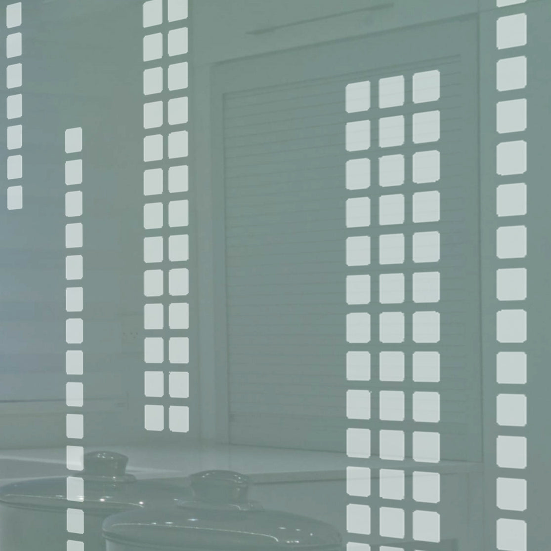Painted glass kitchen cladding #7a