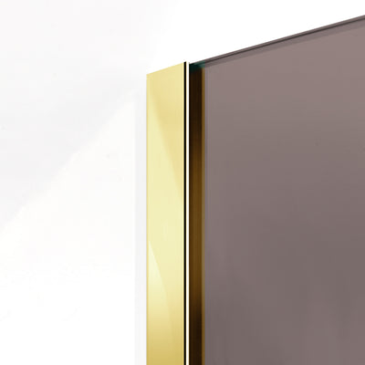 Shower Screens Walk-in, Shower Wall Gold, #Bronze #Bronze