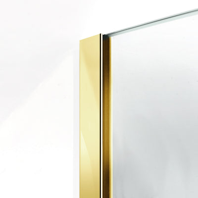 Shower Screens Walk-in, Shower Wall Gold, #Clear #Water-Clear