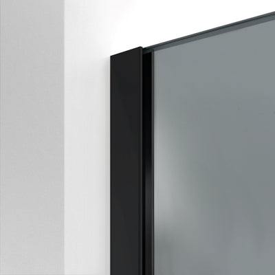 Paravan dus Walk-in, Perete dus Inox, #Gri