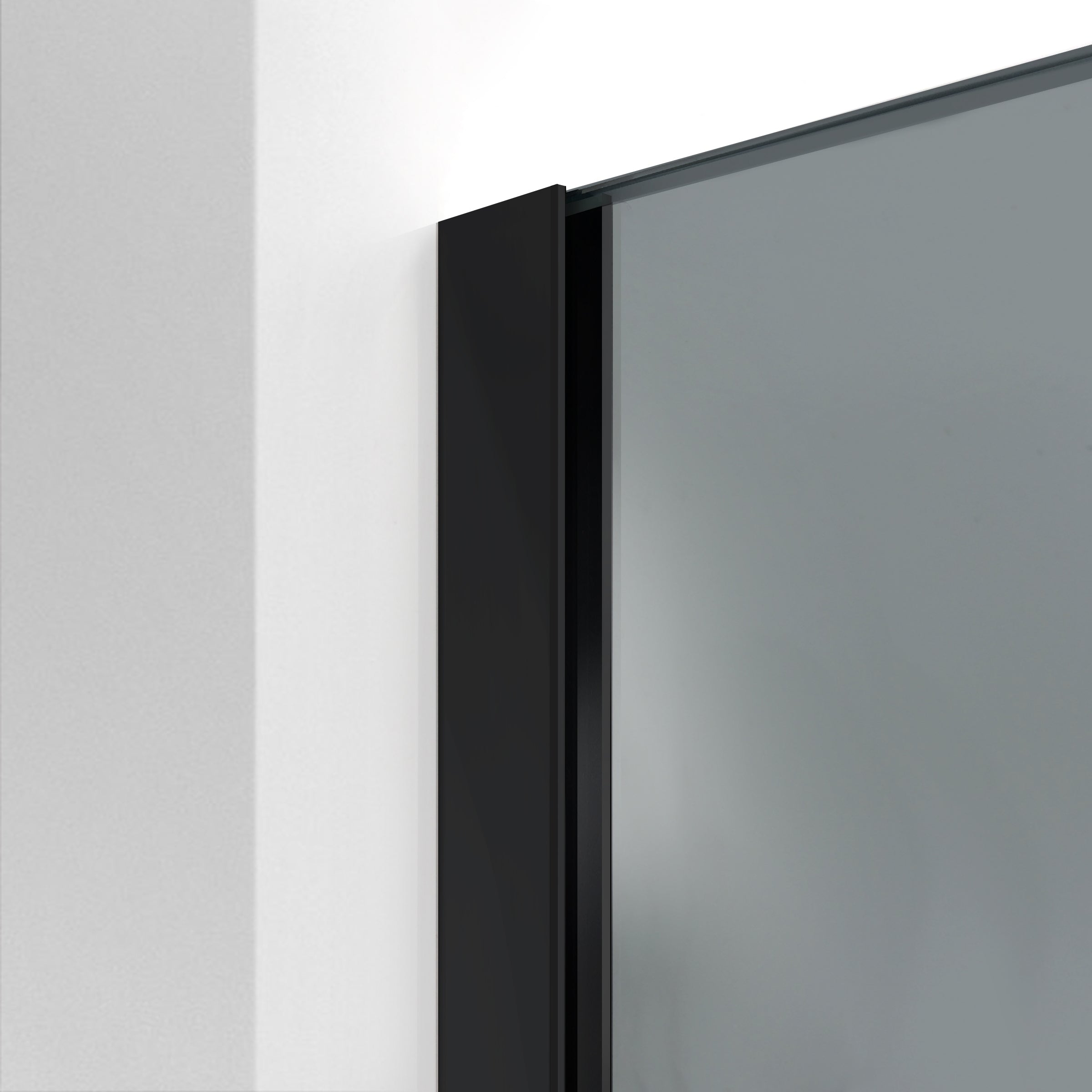 Shower Screens Walk-in, Black shower wall, #Grey #Grey