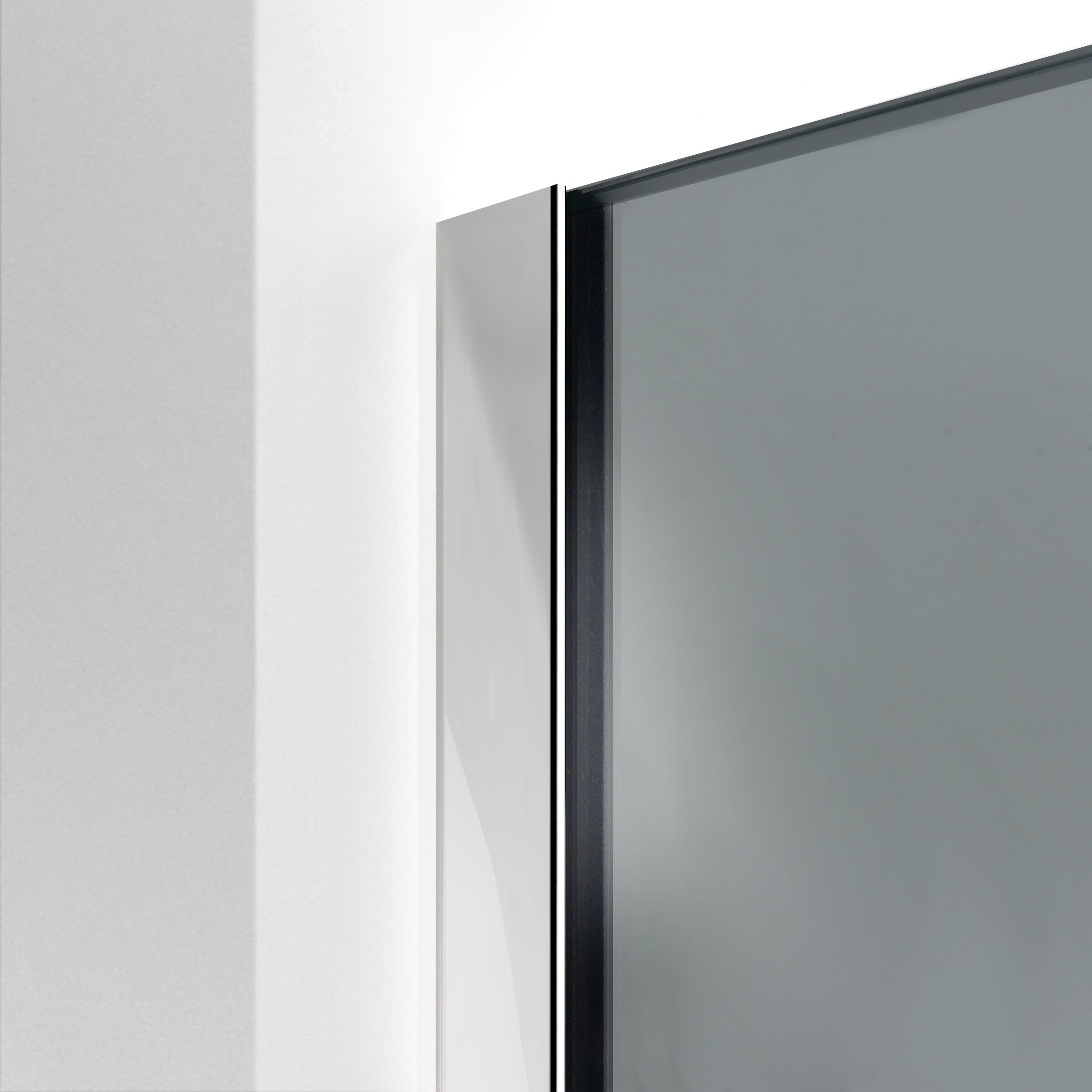 Shower Screens Walk-in, Shower wall Stainless steel, #Grey #Szürke