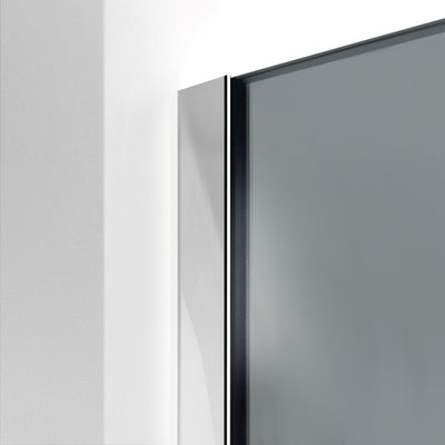 Shower Screens Walk-in, Shower wall Stainless steel, #Grey #Szürke