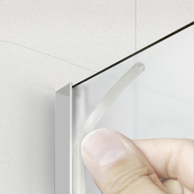 Shower Screens Walk-in, Shower wall Stainless steel, #Satin #Matt