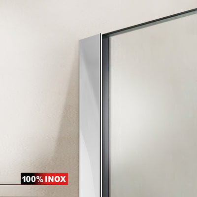 Shower Doors stainless steel #Clear