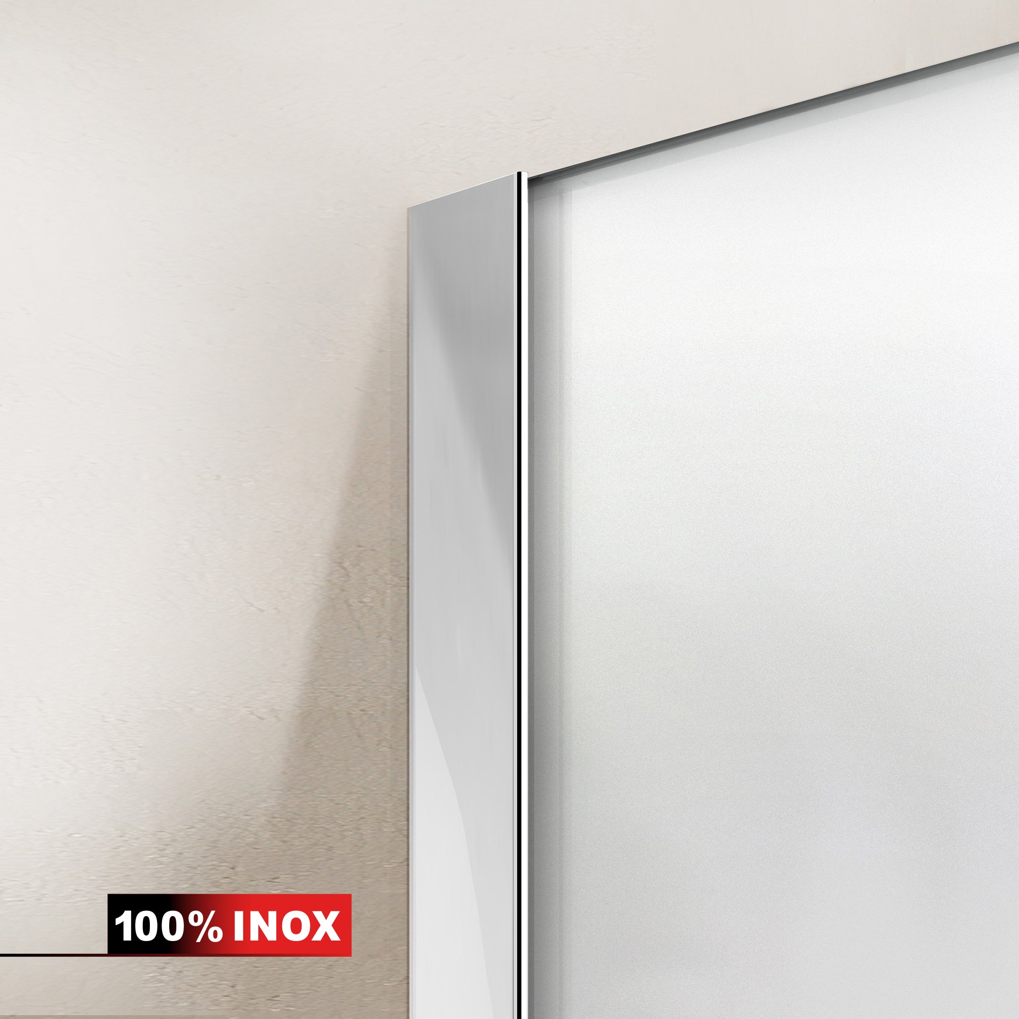 Shower Doors stainless steel #Satiné