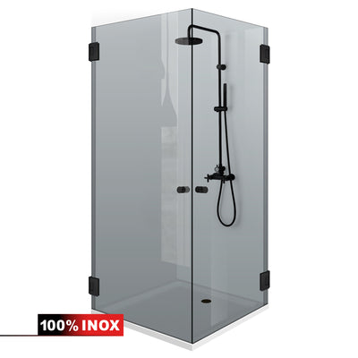 Shower enclosure with swing door #Grey