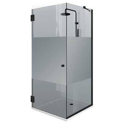 Shower enclosure with swing door #Grey