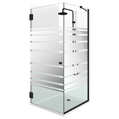 Shower enclosure with swing door #Clear