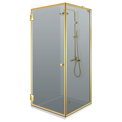 Shower enclosure with swing door #Grey
