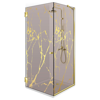 Cabina dus cu usa batanta #Bronz