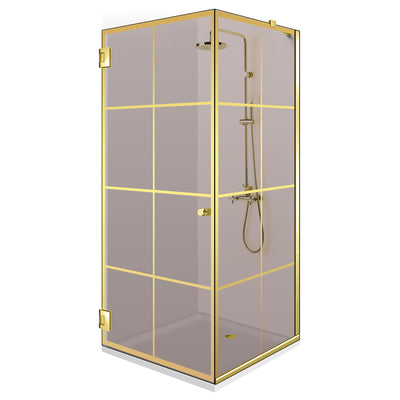 Cabina dus cu usa batanta #Bronz